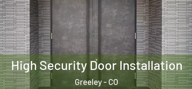High Security Door Installation Greeley - CO